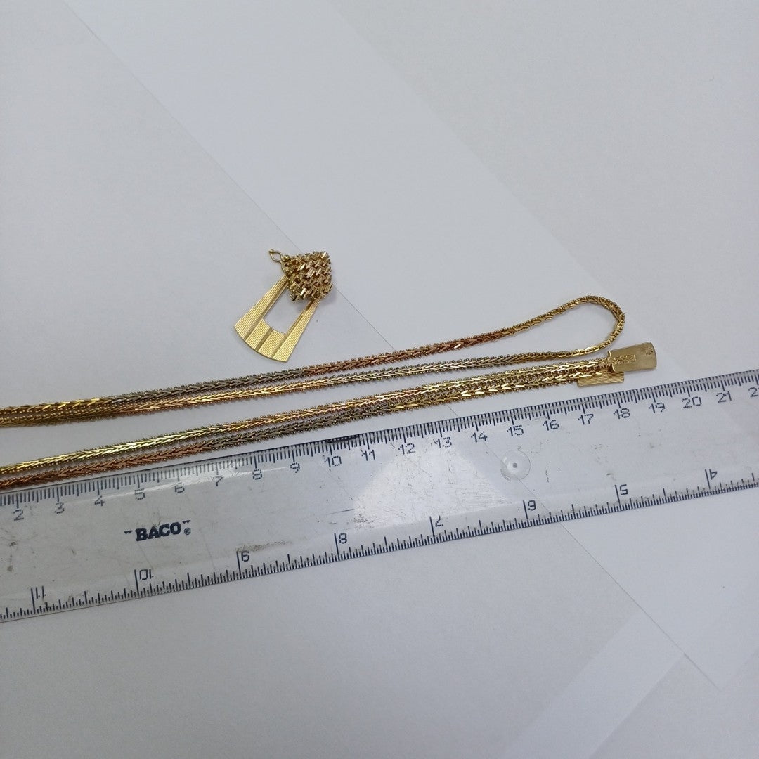 GARGANTILLA ORO,ORO COMBINADO 14 K 29,70 GRMS (SEMINUEVO)