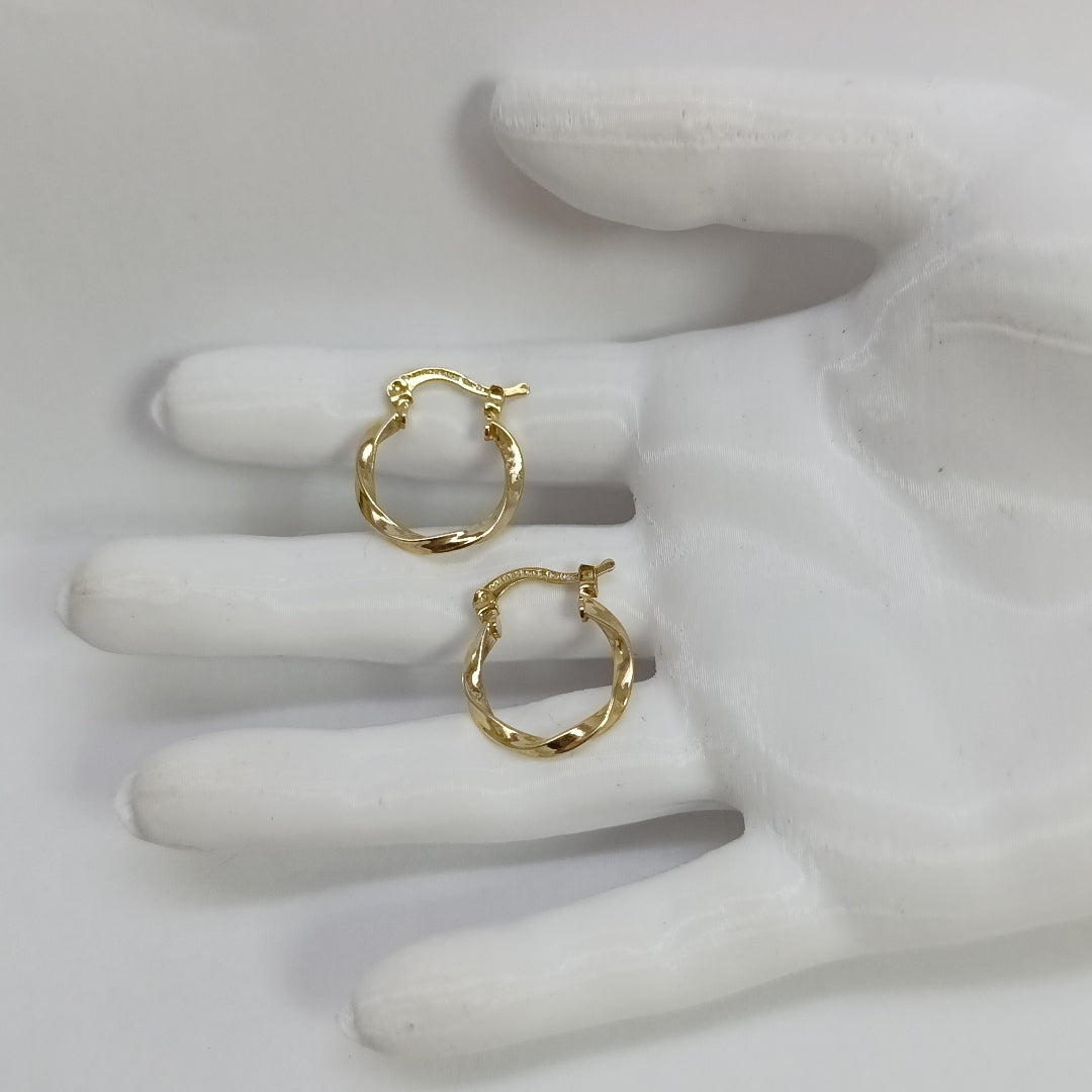 ARETES ARRACADAS TORZAL 14K 1.1 GR (NUEVO)