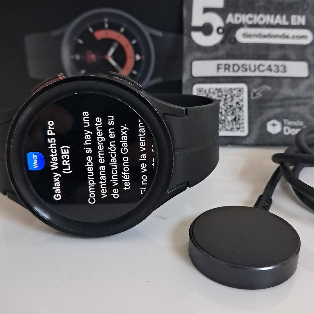 SMARTWATCH SAMSUNG GALAXY WATCH 5 PRO SM-R920 45 MM GPS (SEMINUEVO)