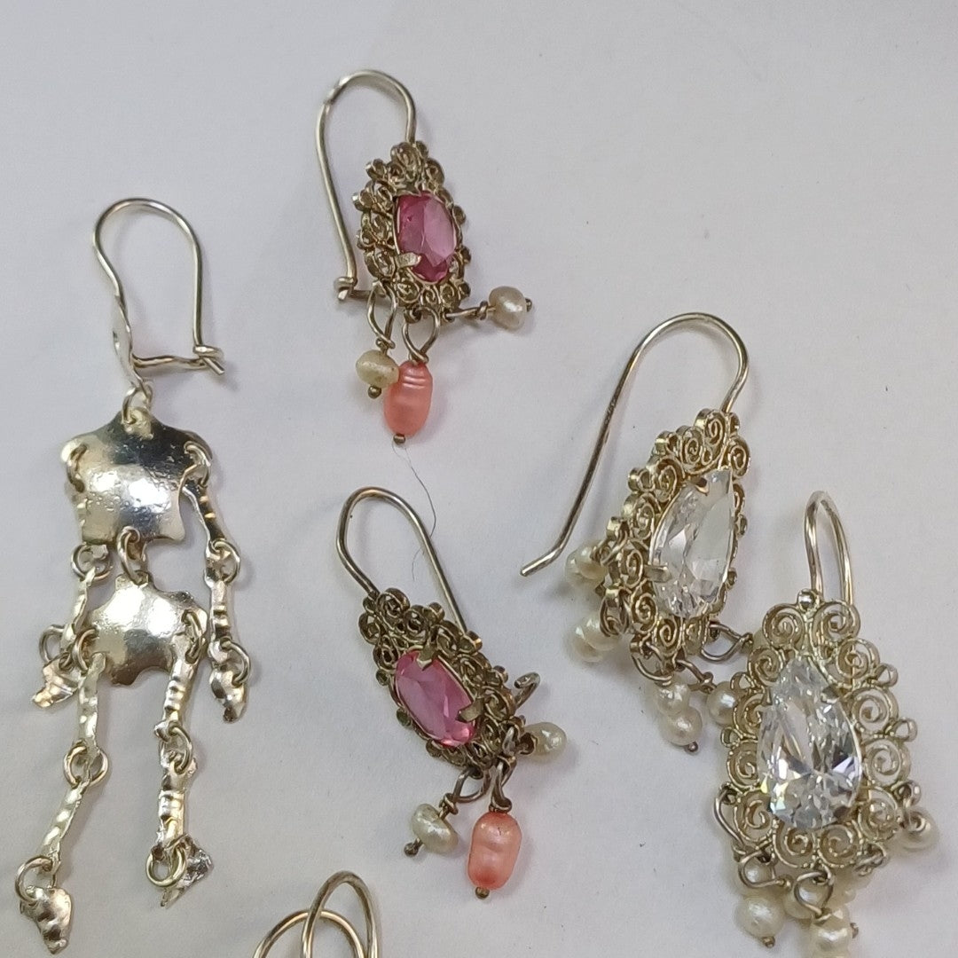 ARETES PAR PLATA 15,80 GRMS (SEMINUEVO)