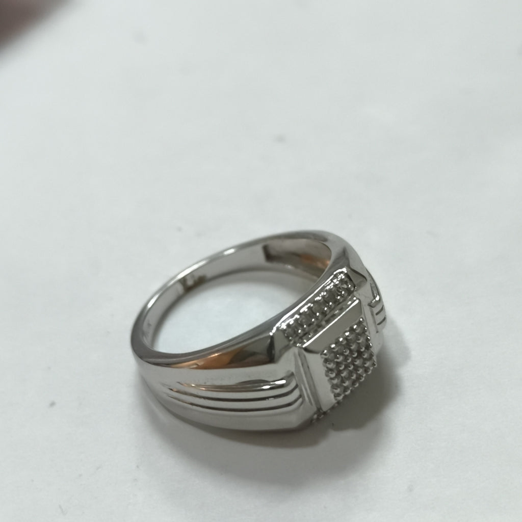 ANILLO ORO BLANCO 10 K 4,00 GRMS (SEMINUEVO)