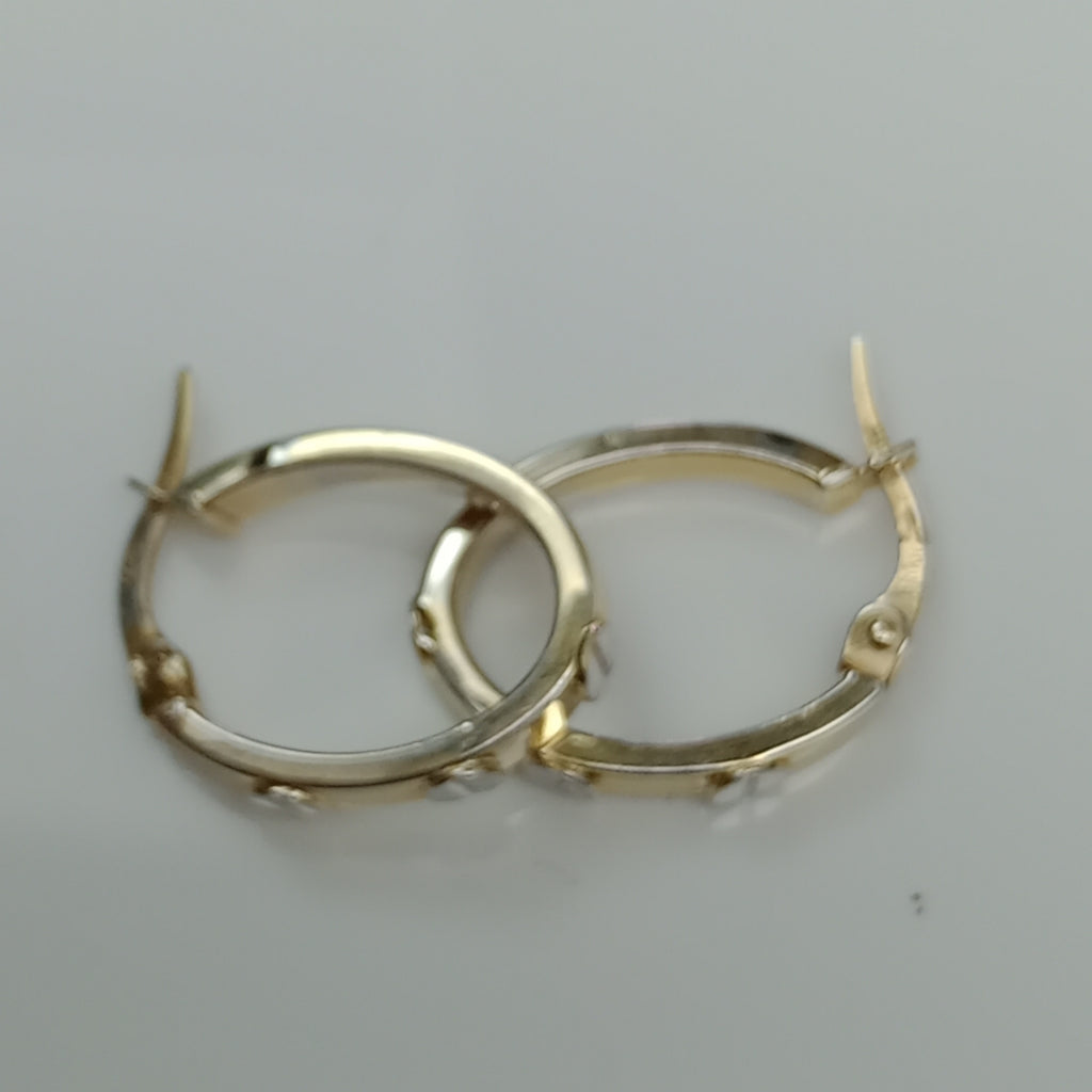 ARRACADAS PAR ORO 14 K 1,50 GRMS (SEMINUEVO)