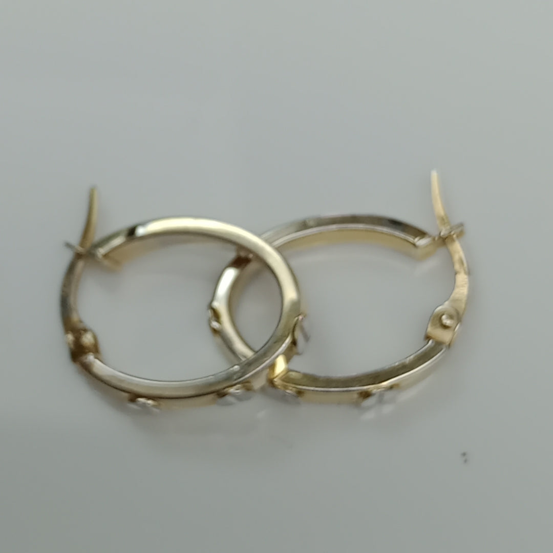 ARRACADAS PAR ORO 14 K 1,50 GRMS (SEMINUEVO)