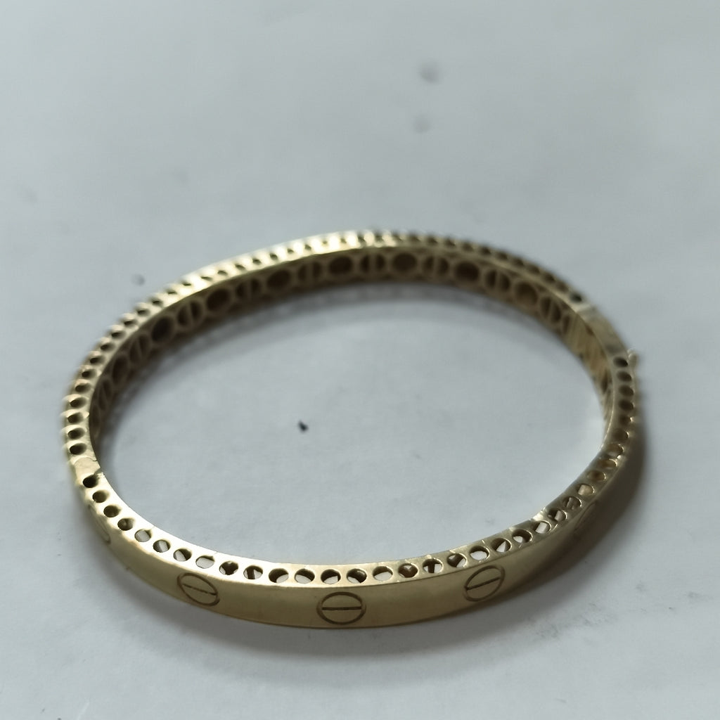 PULSERA RIGIDA ORO 10 K 9,70 GRMS (SEMINUEVO)