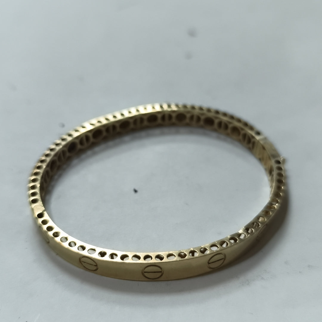 PULSERA RIGIDA ORO 10 K 9,70 GRMS (SEMINUEVO)