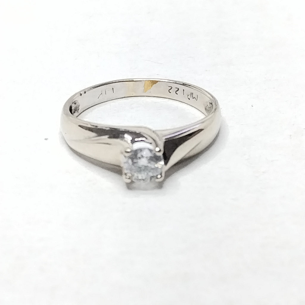 ANILLITO ORO, ORO BLANCO 14 K 2.3 GRMS (SEMINUEVO)