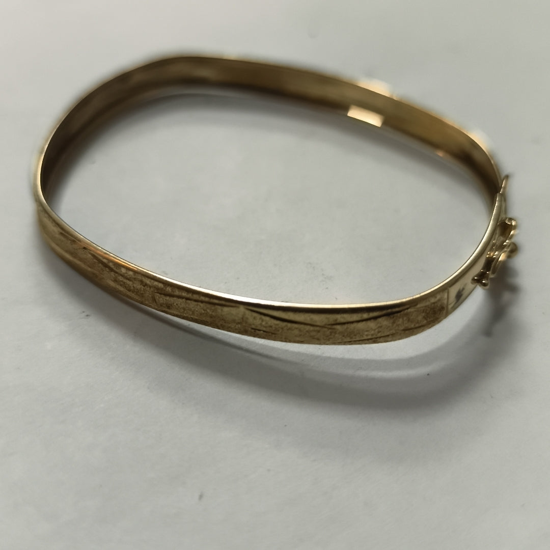 PULSERA RIGIDA ORO 10 K 5,70 GRMS (SEMINUEVO)
