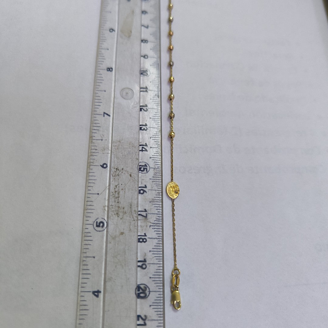PULSERA RIGIDA ORO 14 K 2,60 GRMS (SEMINUEVO)