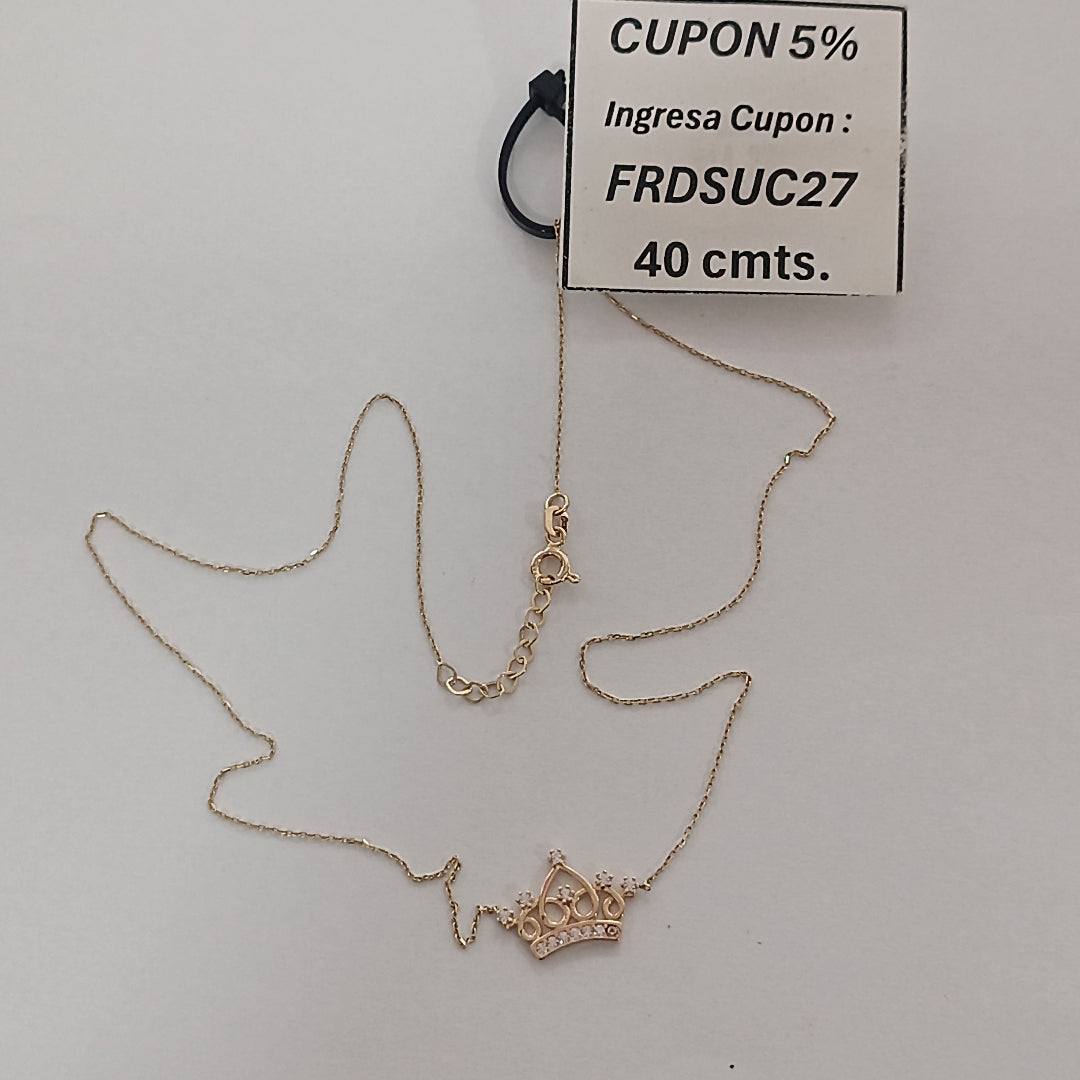 GARGANTILLA ORO 14 K 1.9 GRMS (SEMINUEVO)