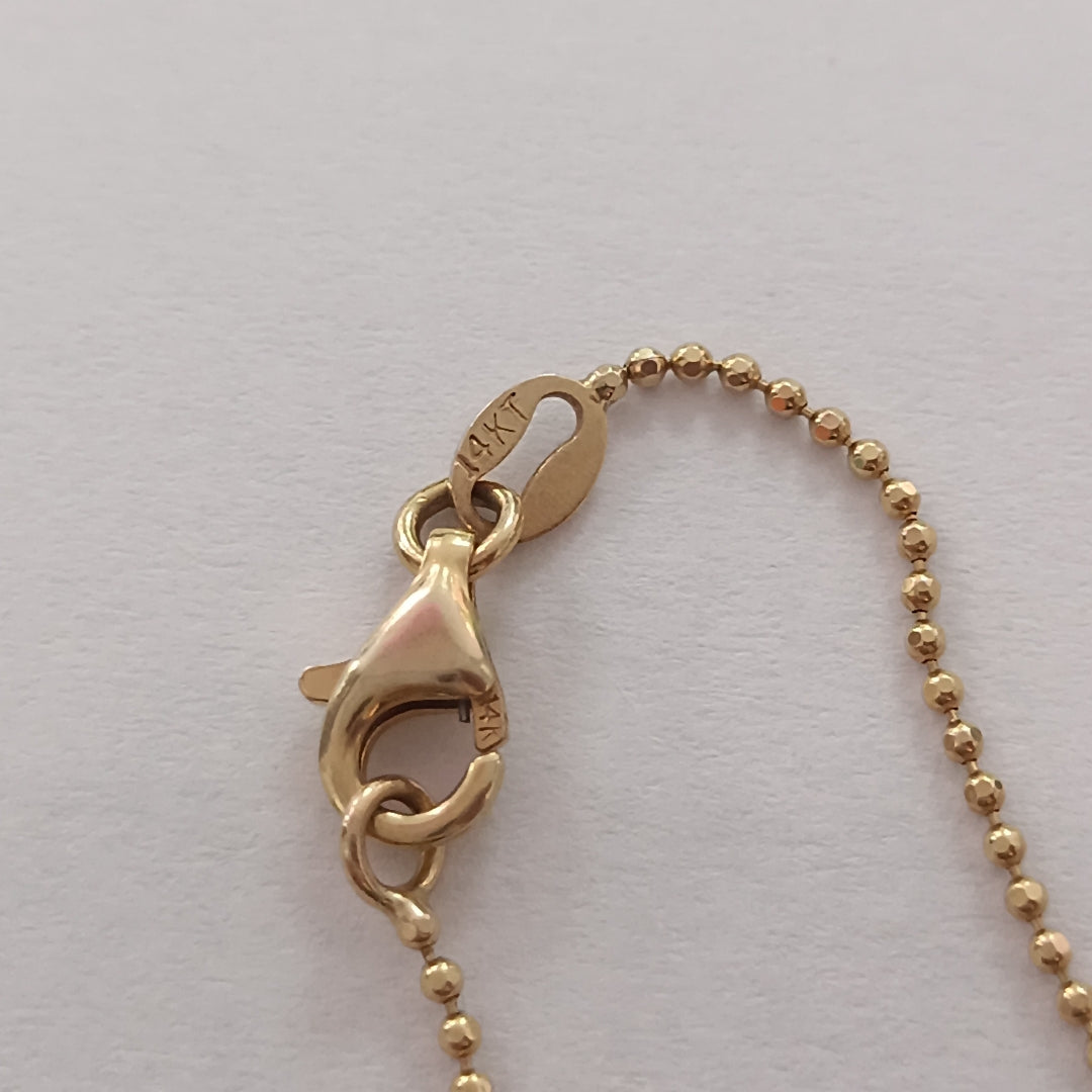 GARGANTILLA ORO 14 K 5.9 GRMS (SEMINUEVO)