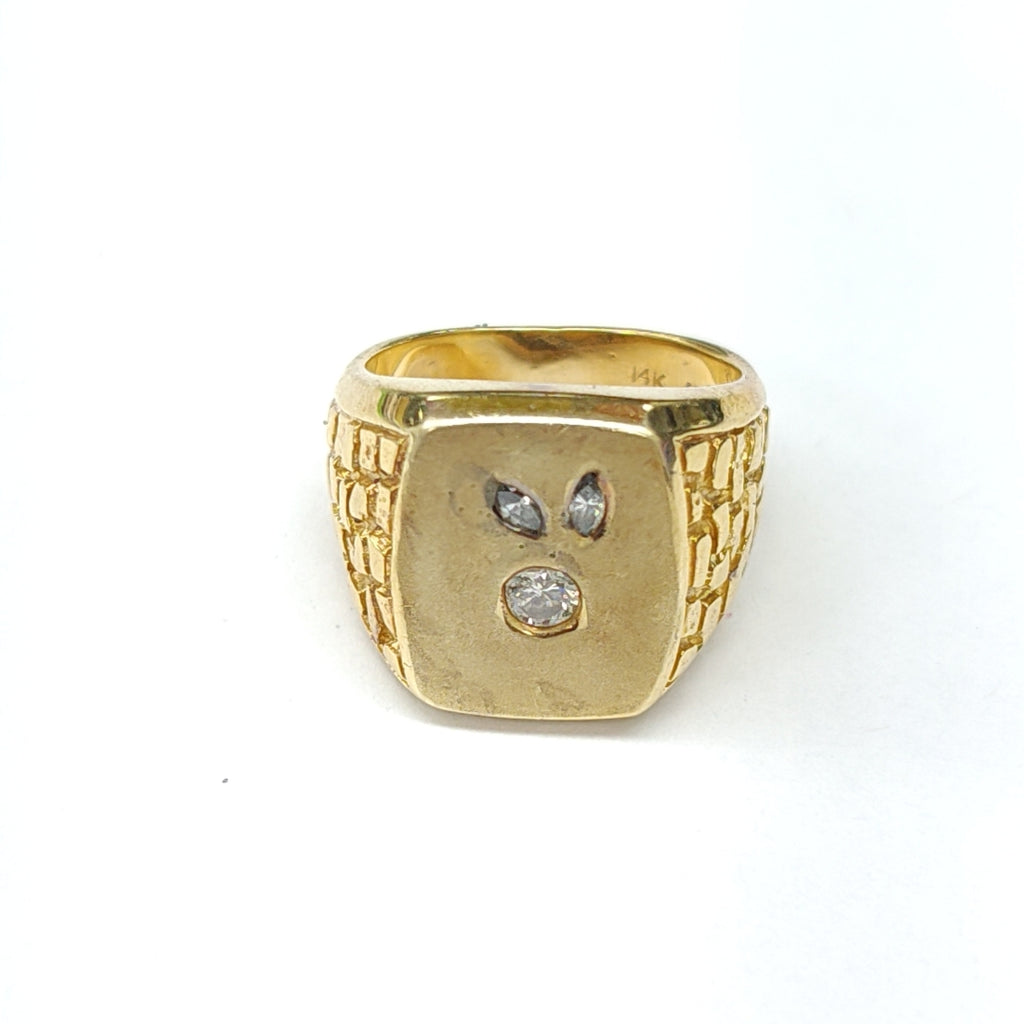 ANILLO ORO 14 K 16,20 GRMS (SEMINUEVO)