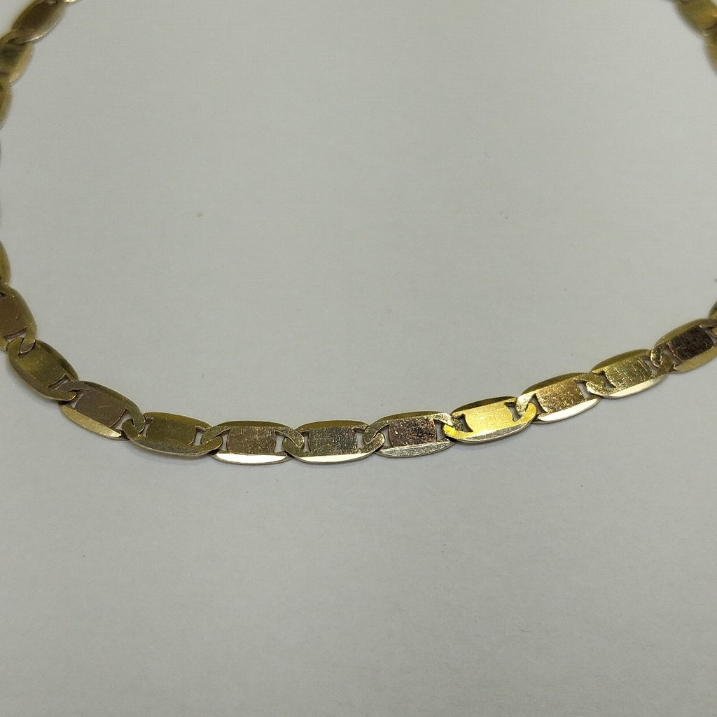 PULSERA ORO COMBINADO 14 K 4.4 GRMS (SEMINUEVO)