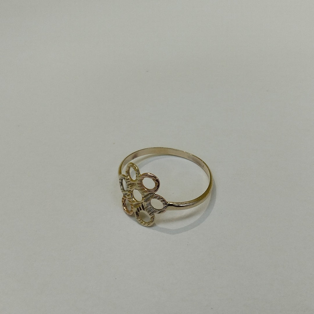 ANILLITO ORO COMBINADO 10 K 1,50 GRMS (SEMINUEVO)