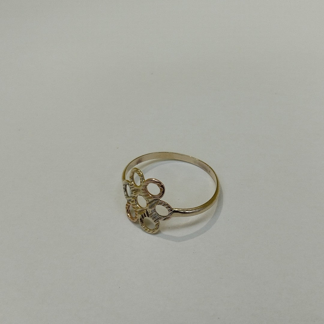 ANILLITO ORO COMBINADO 10 K 1,50 GRMS (SEMINUEVO)
