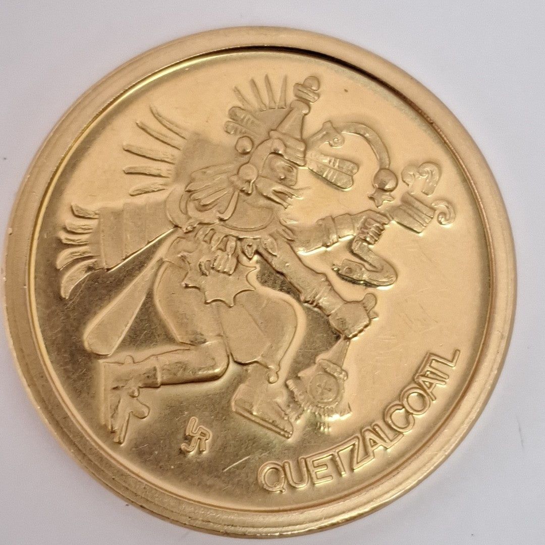 MEDALLA CONMEMORATIVA ORO 18 K 40,40 GRMS (SEMINUEVO)