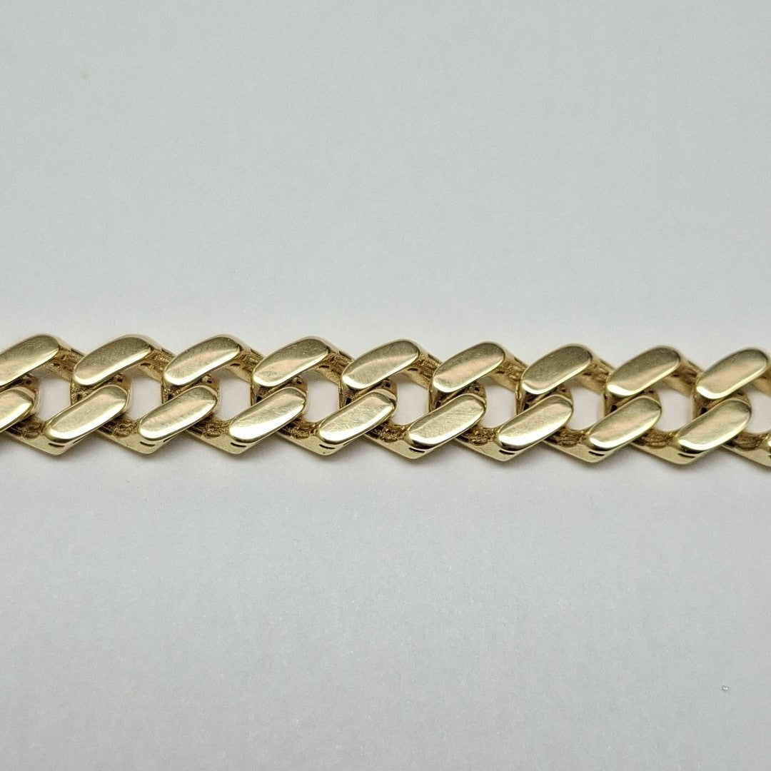 PULSERA CABALLERO MONACO ORO 14K 10.4 (NUEVO)