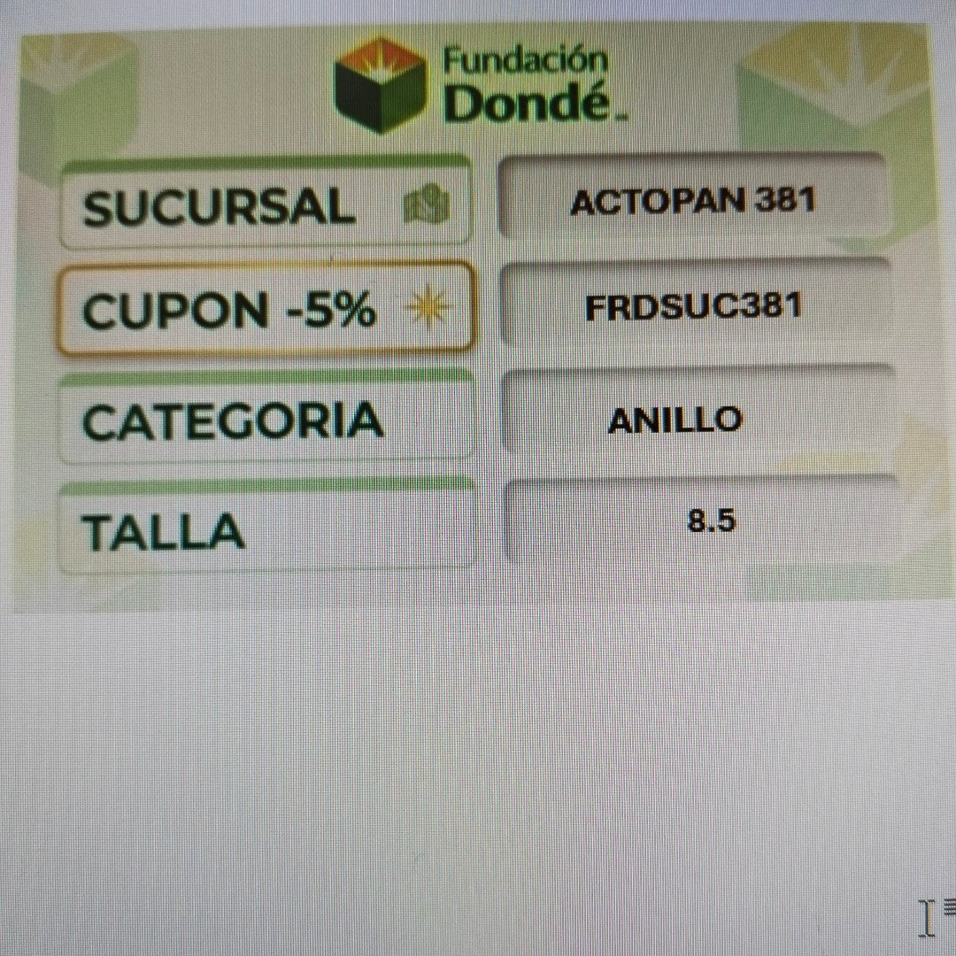 SOLITARIO ORO 14 K 1,60 GRMS (SEMINUEVO)