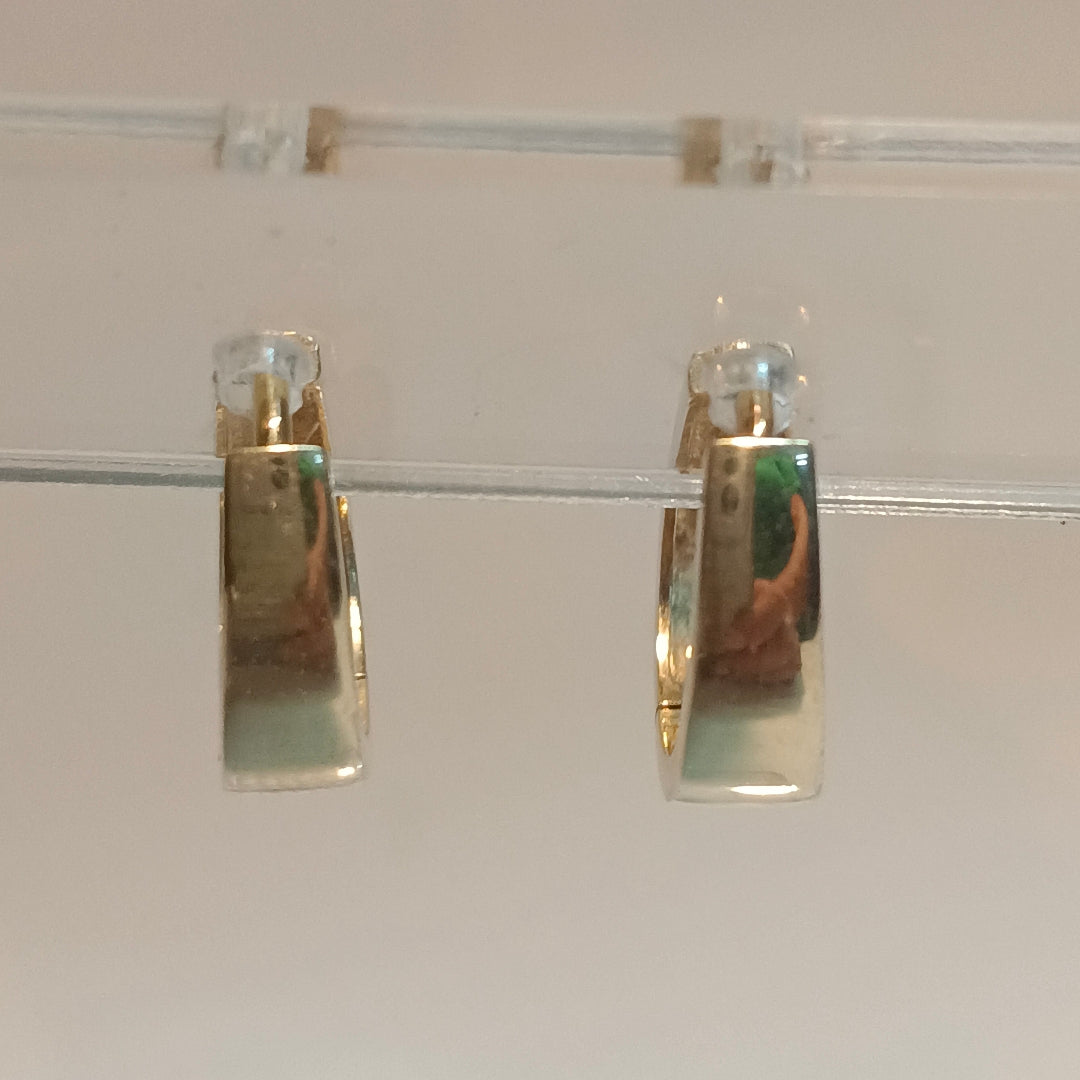 ARRACADAS PAR ORO 14 K 2.6 GRMS (SEMINUEVO)