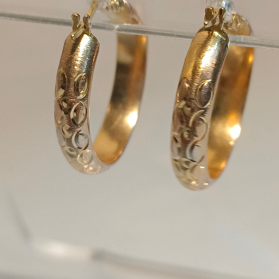 ARRACADAS PAR ORO 10 K 3,60 GRMS (SEMINUEVO)