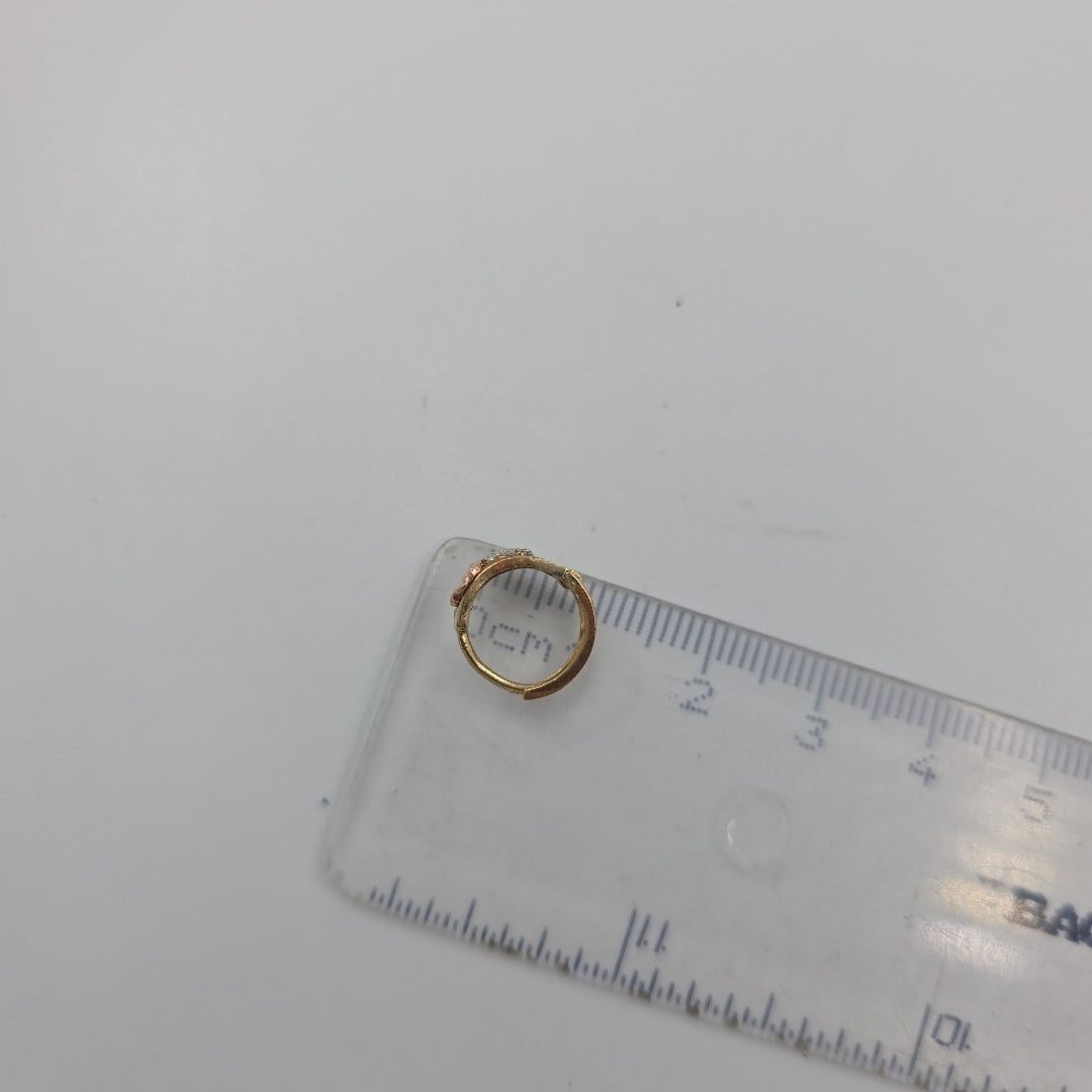 ARRACADAS PAR ORO 10 K 1,50 GRMS (SEMINUEVO)