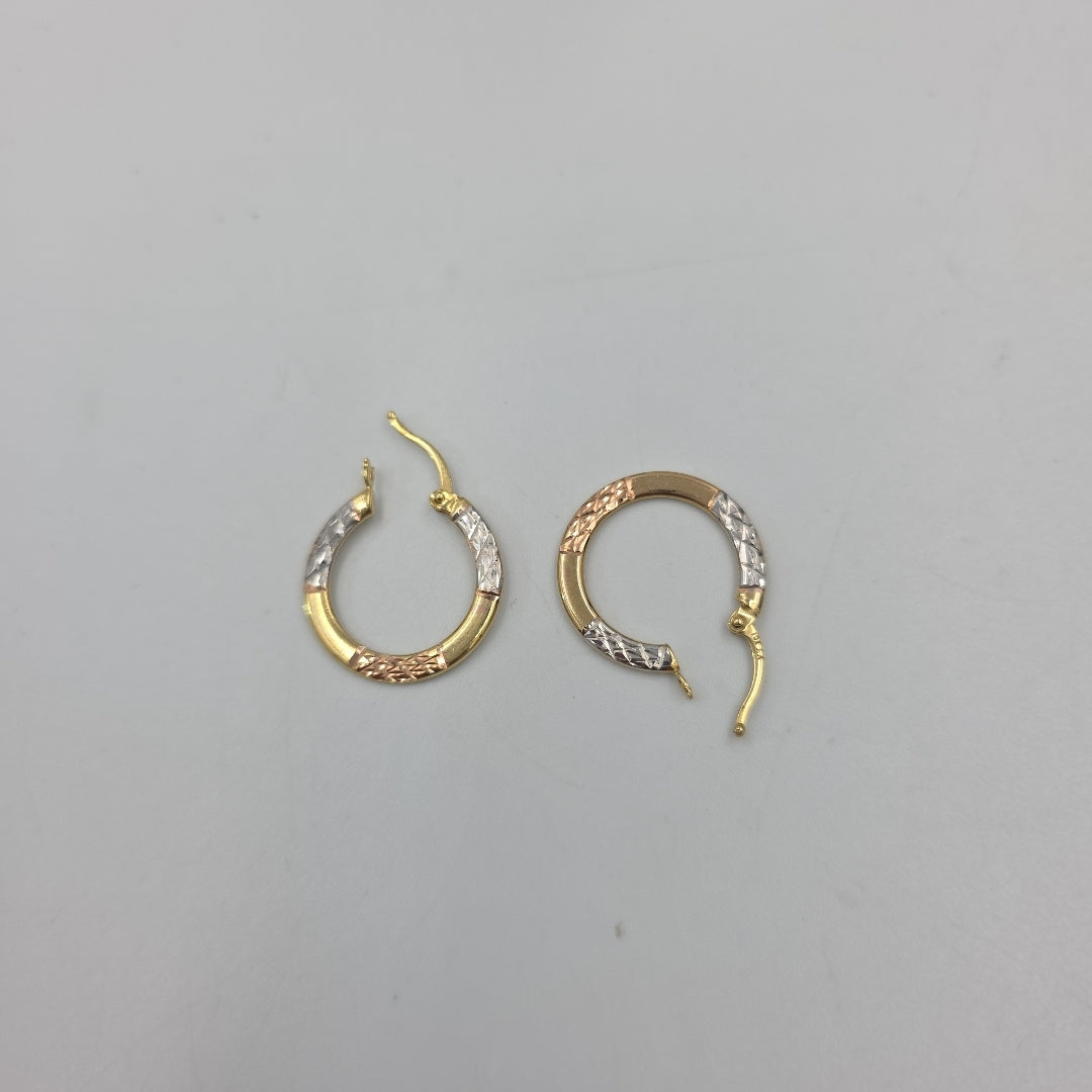 ARRACADAS PAR ORO 10 K 1,50 GRMS (SEMINUEVO)