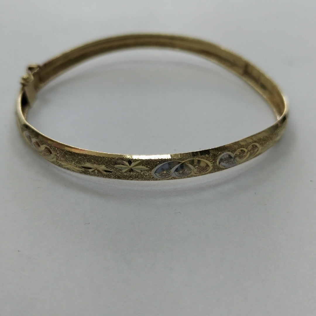 PULSERA RIGIDA ORO 14 K 6,10 GRMS (SEMINUEVO)