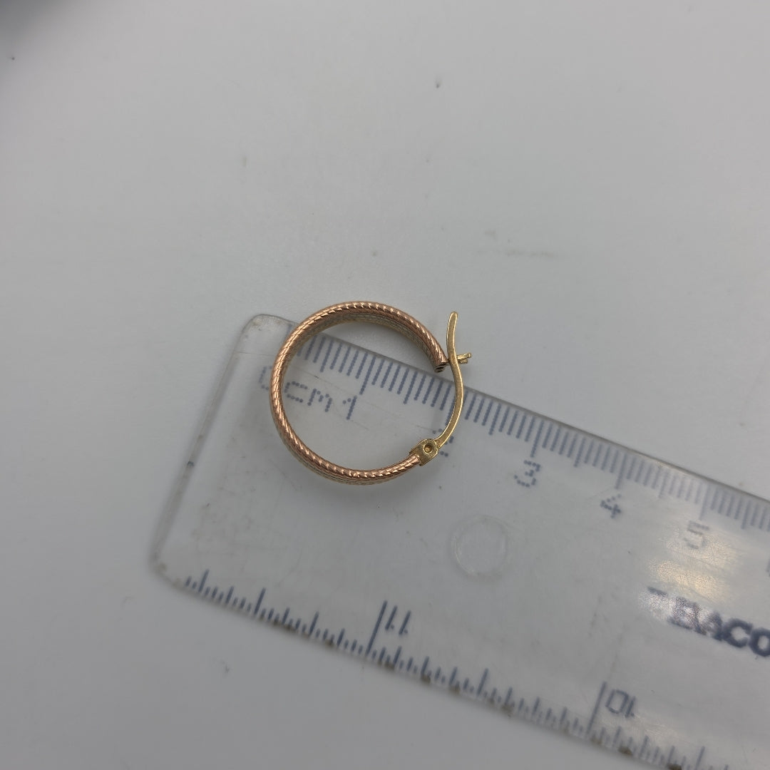 ARRACADAS PAR ORO COMBINADO 10 K 2,50 GRMS (SEMINUEVO)