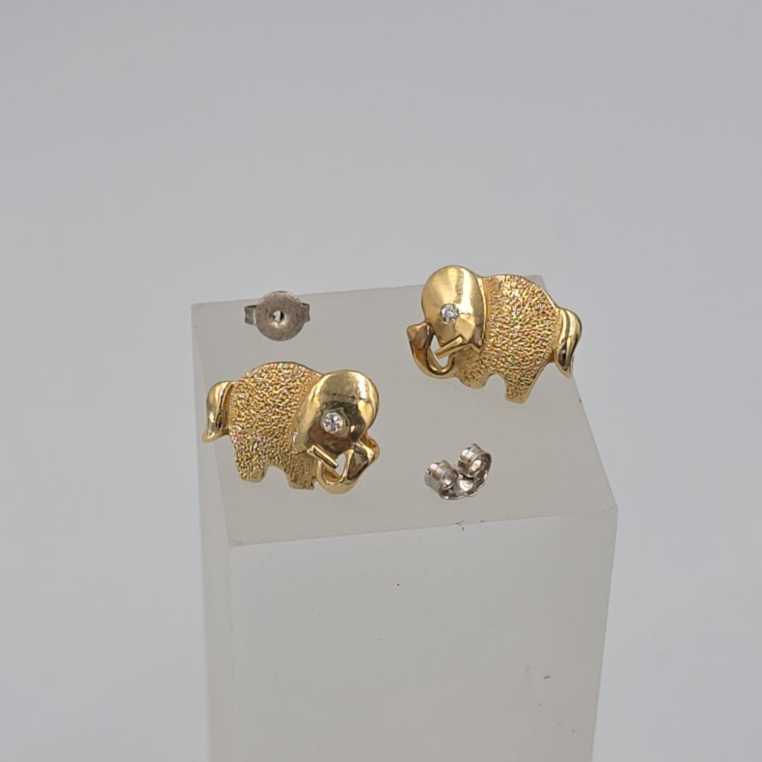 BROQUELES PAR ORO 14 K 3,10 GRMS (SEMINUEVO)
