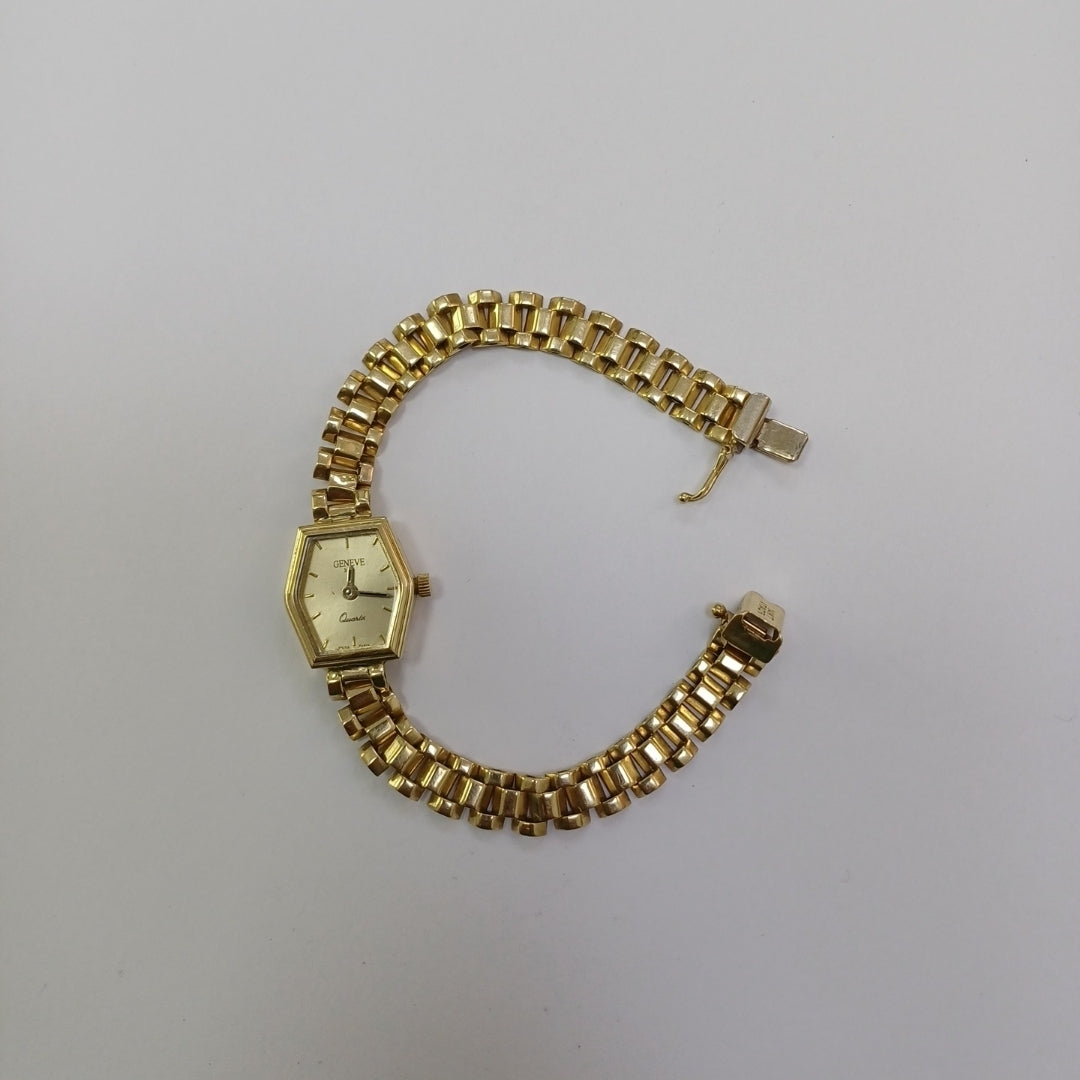 RELOJ CAJA Y PULSO ORO ORO 14 K 17,90 GRMS (SEMINUEVO)