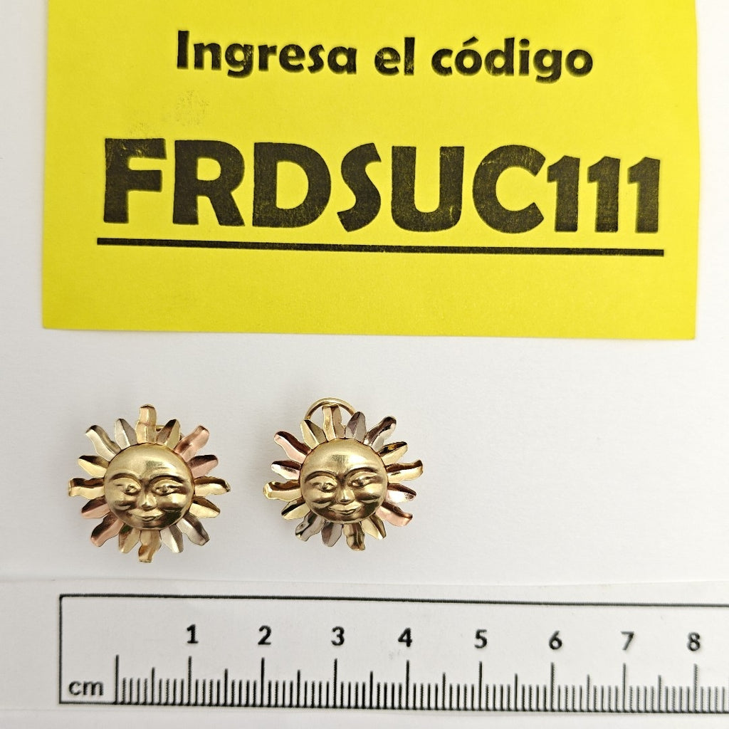 ARETES PAR ORO 14 K 5,30 GRMS (SEMINUEVO)