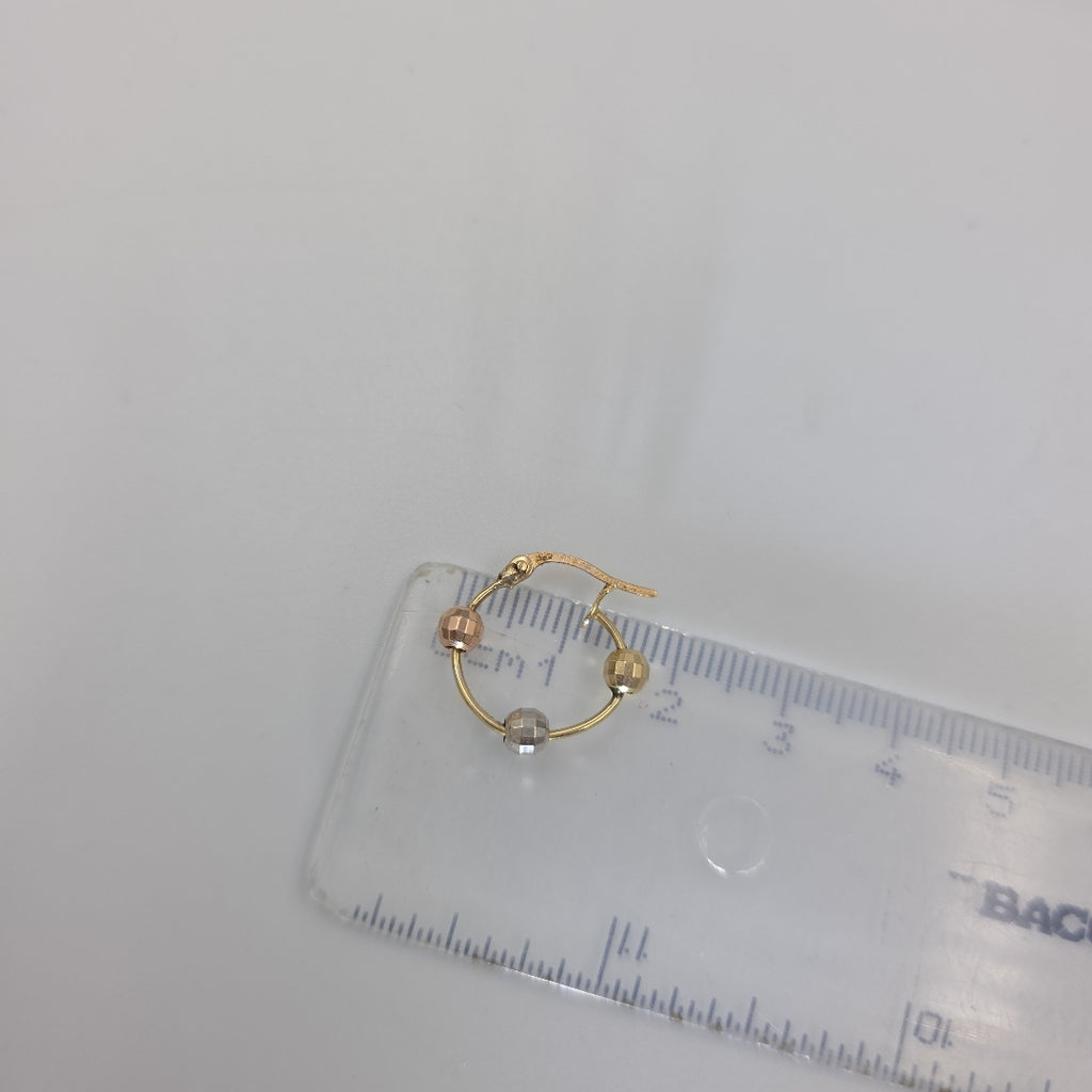ARRACADAS PAR ORO 14 K 1.5 GRMS (SEMINUEVO)