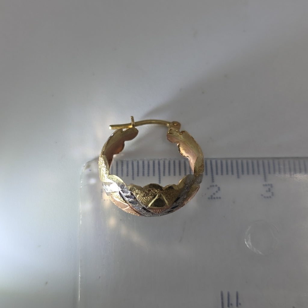 ARRACADAS PAR ORO 10 K 2,60 GRMS (SEMINUEVO)