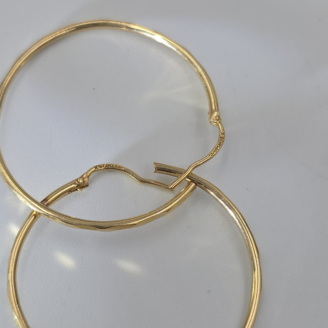 ARRACADAS PAR ORO 14 K 2 GRMS (SEMINUEVO)