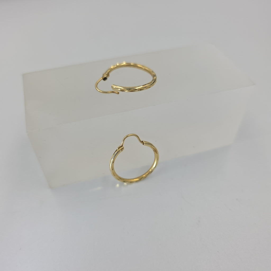 ARRACADAS PAR ORO 14 K 1,30 GRMS (SEMINUEVO)