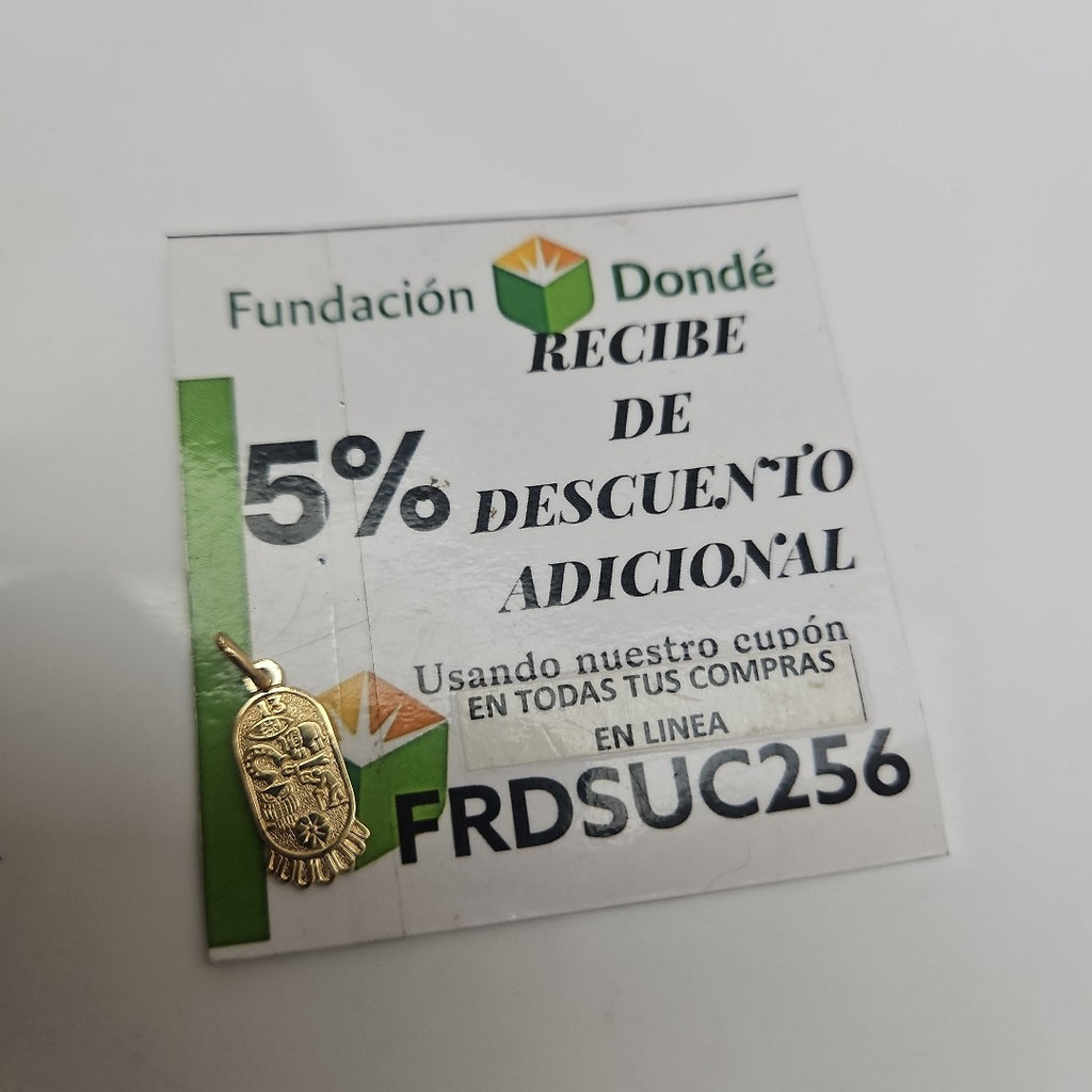 DIJE ORO 14 K 0.9 GRMS (SEMINUEVO)