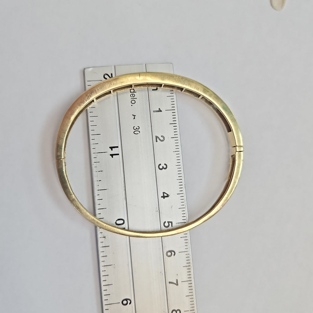 PULSERA RIGIDA ORO 14 K 15.4 GRMS (SEMINUEVO)