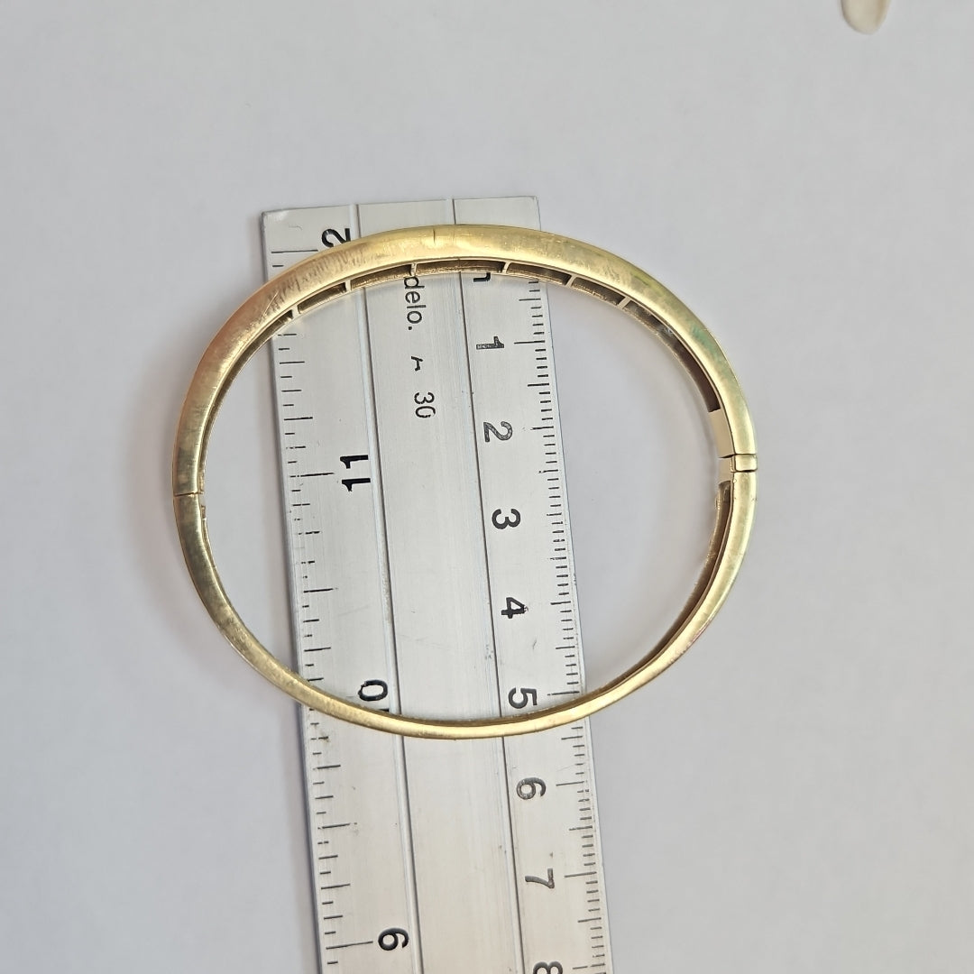 PULSERA RIGIDA ORO 14 K 15.4 GRMS (SEMINUEVO)