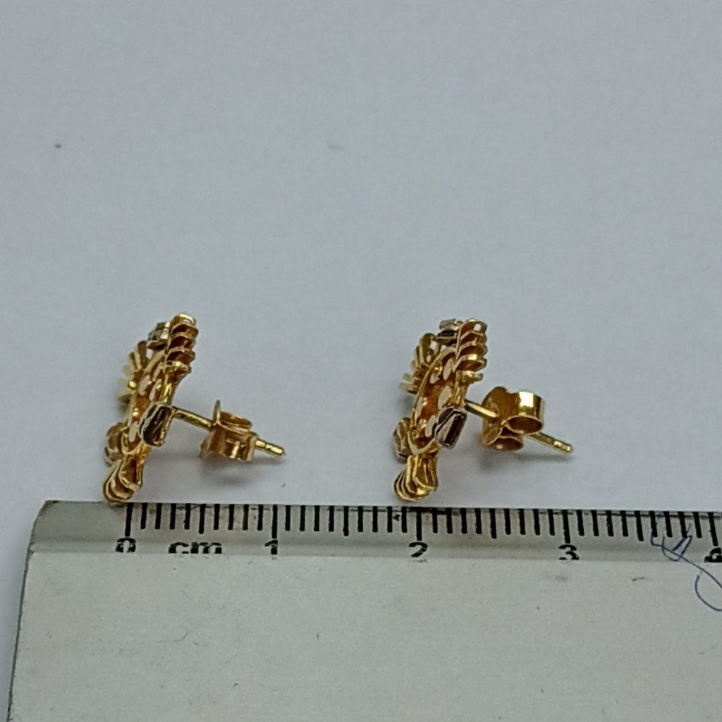 BROQUELES PAR ORO 14 K 2.7 GRMS (SEMINUEVO)
