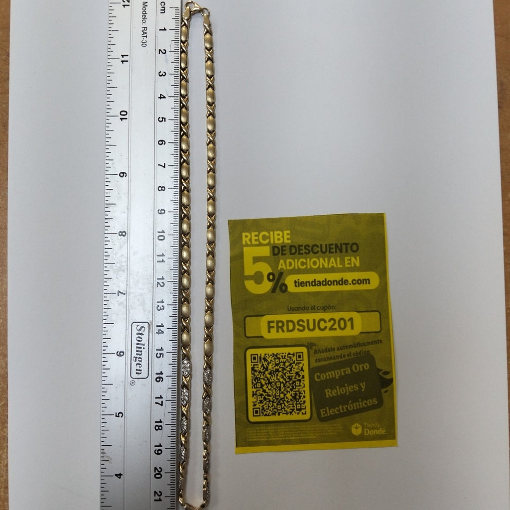 GARGANTILLA ORO 14 K 12,10 GRMS (SEMINUEVO)