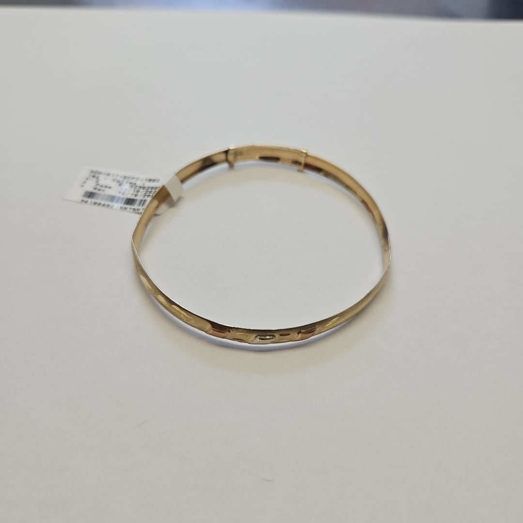 PULSERA RIGIDA ORO 8 K 4.7 GRMS (SEMINUEVO)