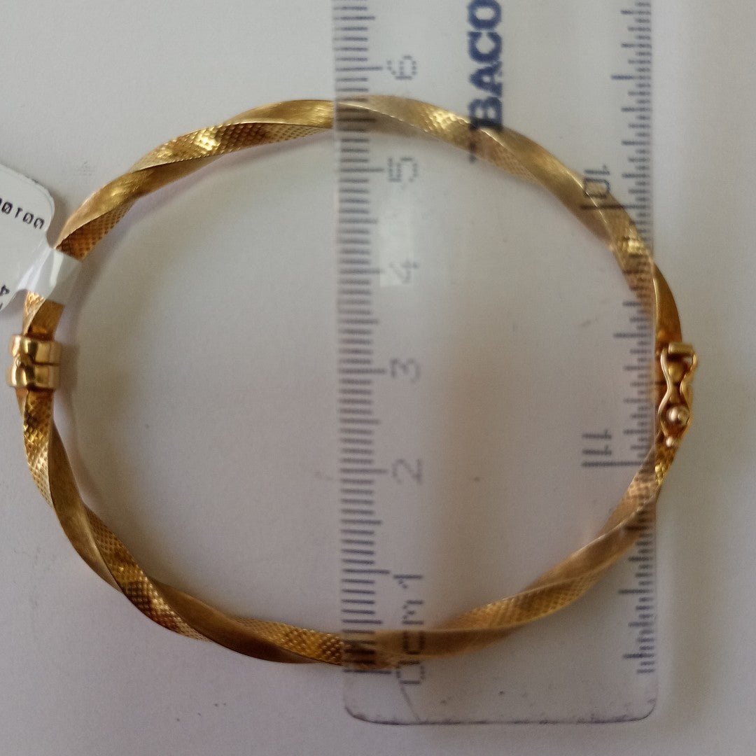 PULSERA RIGIDA ORO 14 K 6,20 GRMS (SEMINUEVO)
