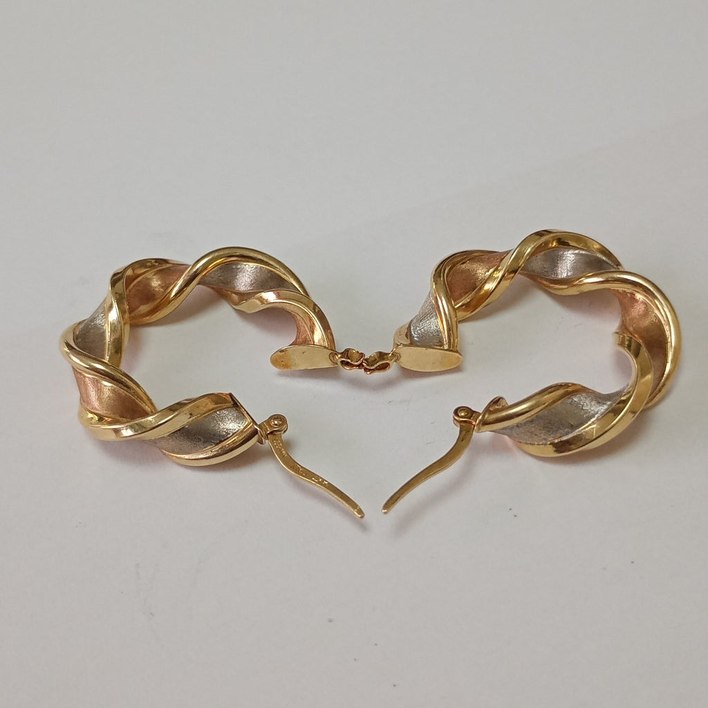 ARRACADAS PAR ORO 14 K 4.7 GRMS (SEMINUEVO)