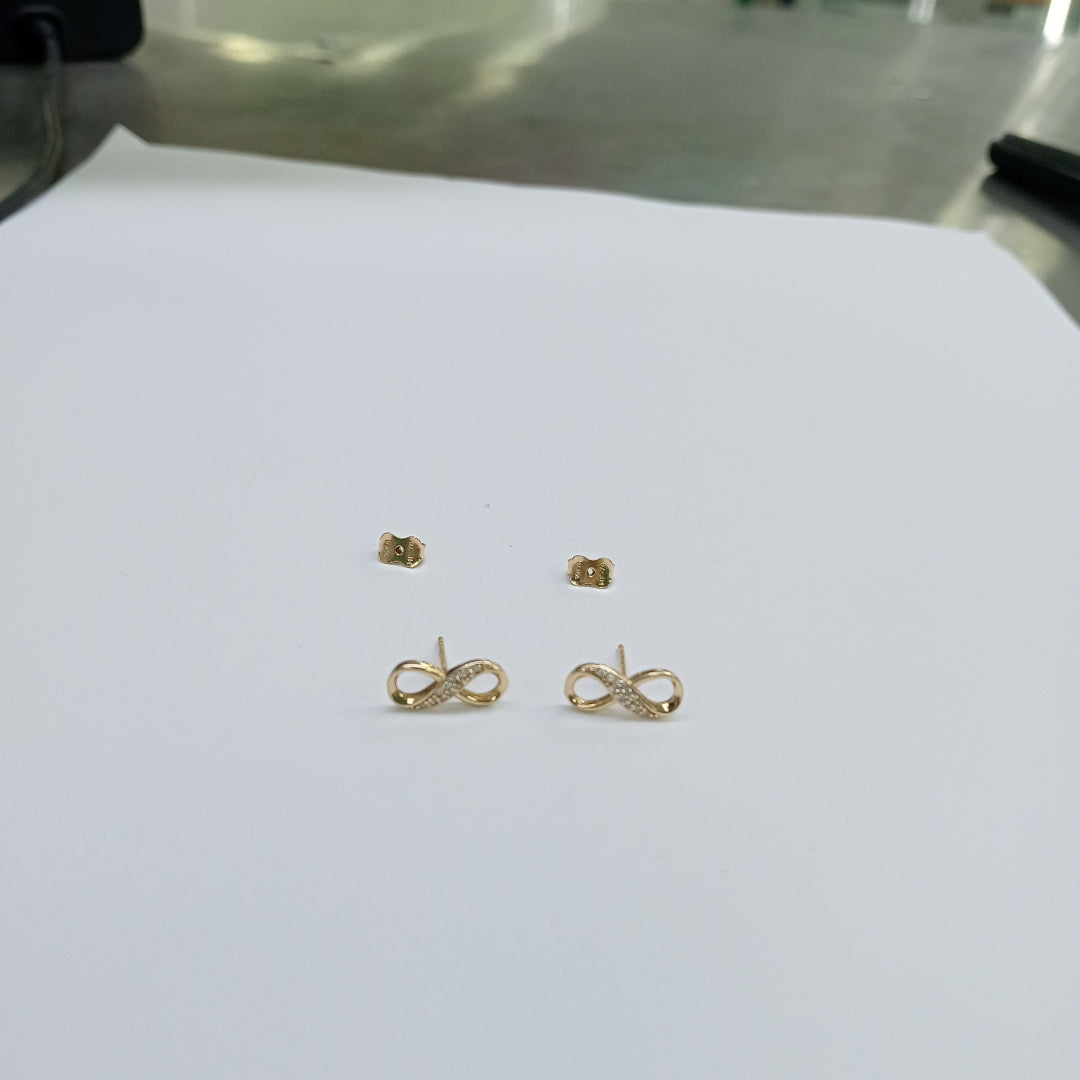 ARETES PAR ORO 14 K 1,40 GRMS (SEMINUEVO)