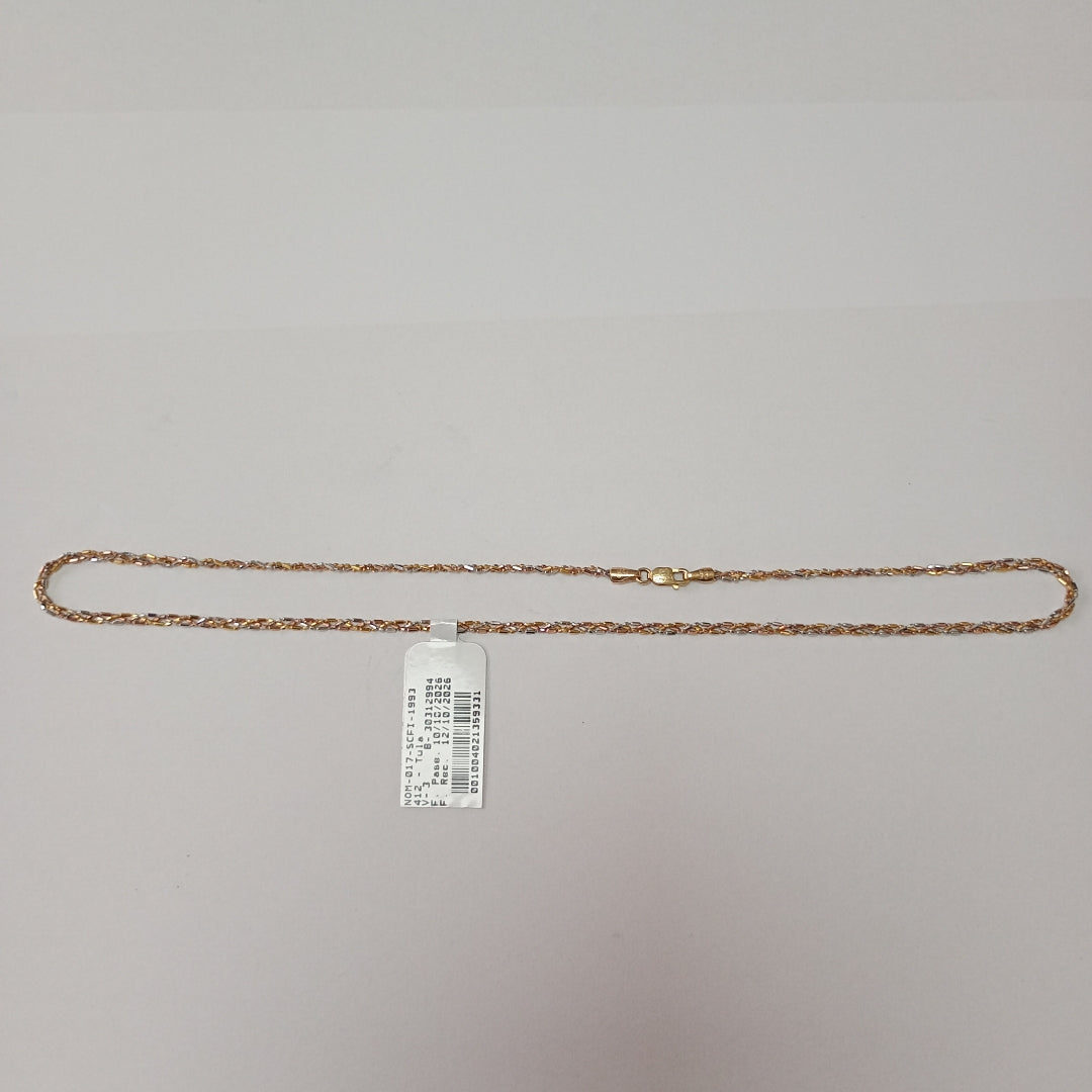 GARGANTILLA ORO 14 K 3.5 GRMS (SEMINUEVO)