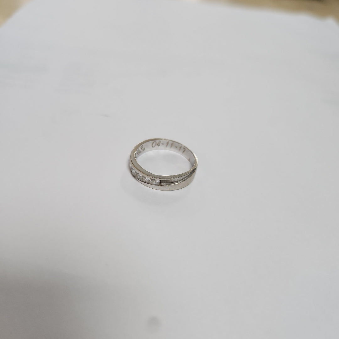 ARGOLLA ORO BLANCO 14 K 3,00 GRMS (SEMINUEVO)