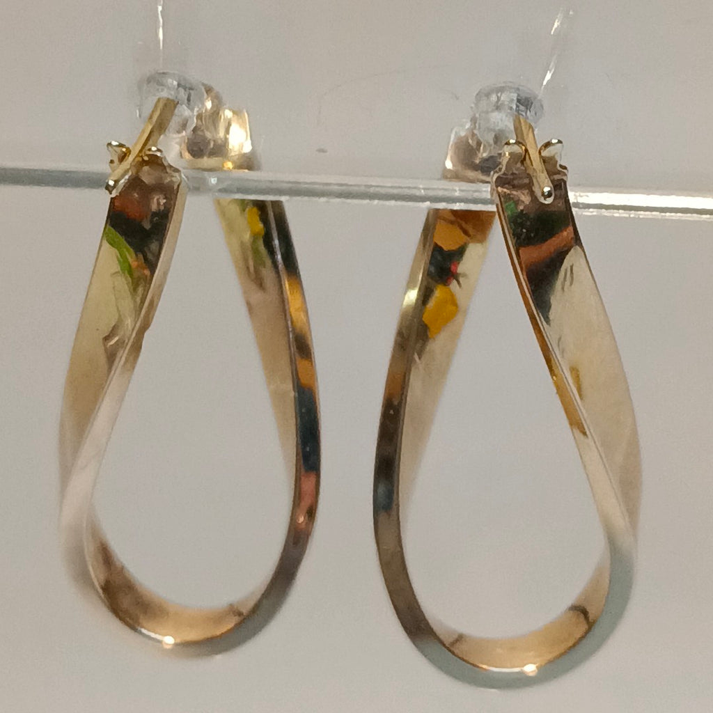 ARRACADAS PAR ORO 14 K 1.5 GRMS (SEMINUEVO)