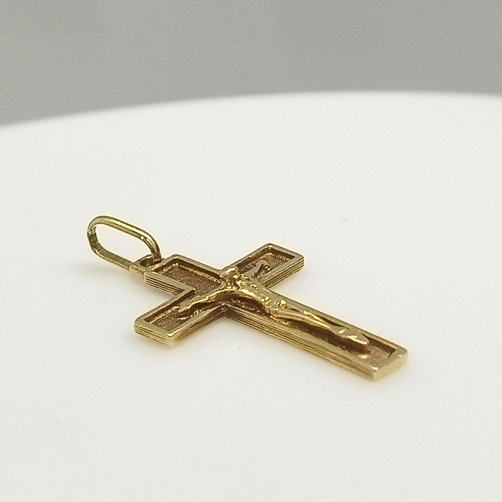 CRUCIFIJO ORO 14 K 1.7 GRMS (SEMINUEVO)