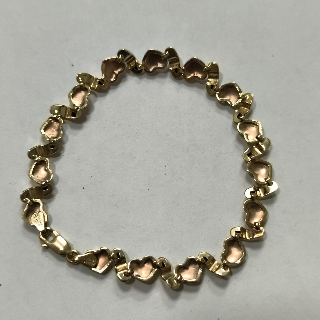 PULSERA ORO COMBINADO 14 K 5,20 GRMS (SEMINUEVO)
