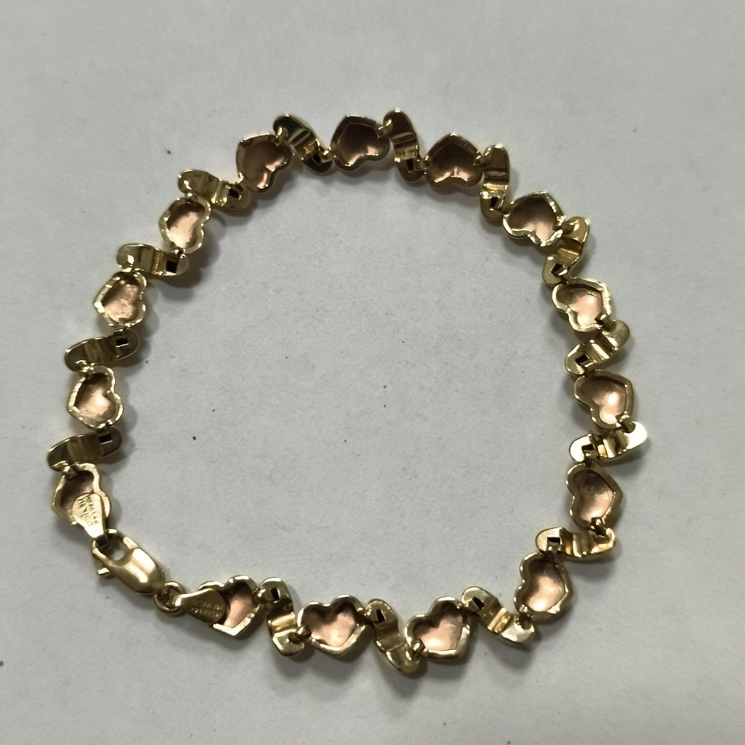 PULSERA ORO COMBINADO 14 K 5,20 GRMS (SEMINUEVO)