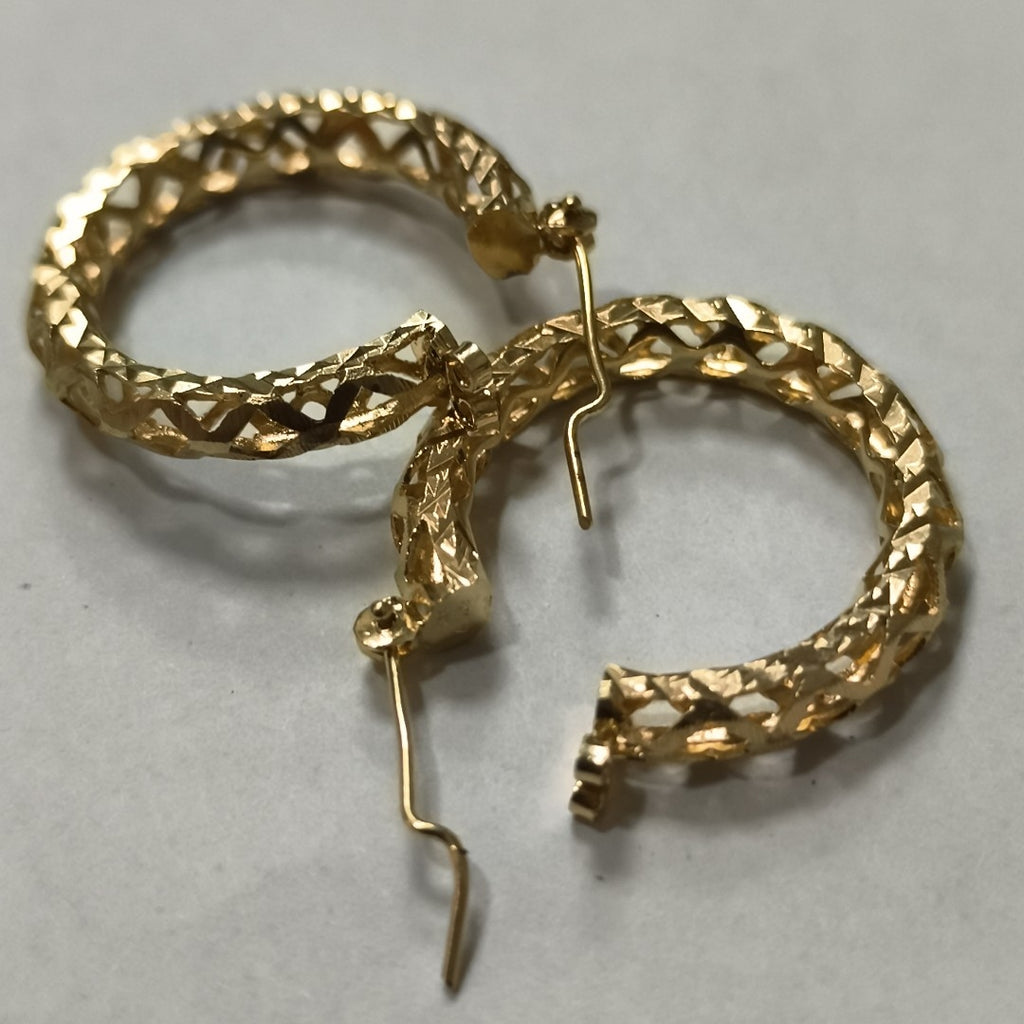 ARRACADAS PAR ORO 14 K 6,20 GRMS (SEMINUEVO)